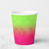 Gobelets En Papier Néon Fruité (Recto)