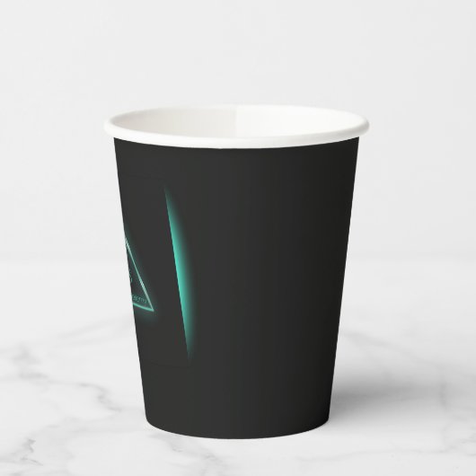 Gobelets En Papier Neon Glow Paper tasse (Gauche)