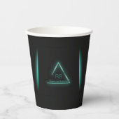 Gobelets En Papier Neon Glow Paper tasse (Recto)