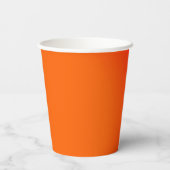Gobelets En Papier Neon orange -add nom (Verso)
