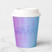 Gobelets En Papier Neon Pink Brain Paper Cups (Verso)