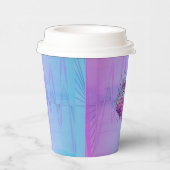 Gobelets En Papier Neon Pink Brain Paper Cups (Droite)