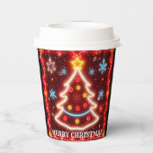 Gobelets En Papier Neon Populaire Collection de Noël (Verso)