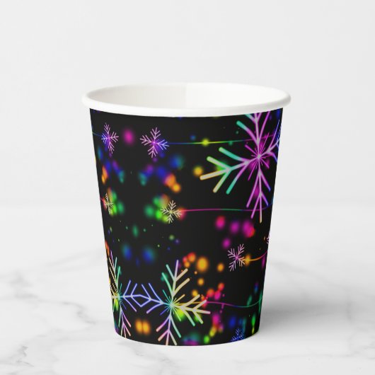 Gobelets En Papier Neon Snow (Gauche)