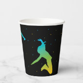 Gobelets En Papier Neon Trampoline Park Boys fête d'anniversaire (Verso)