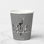 Gobelets En Papier Netball Le Jeu, Coupes De Papier (Recto)