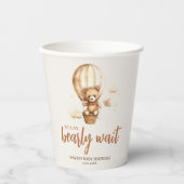 Gobelets En Papier Neutre, on peut attendre presque (Recto)