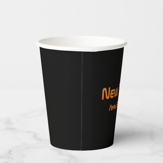 Gobelets En Papier New York 2024 Éclipse solaire totale (Droite)