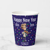 Gobelets En Papier Newest New Year Paper Cups Business Branded (Verso)