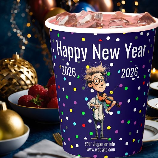 Gobelets En Papier Newest New Year Paper Cups Business Branded