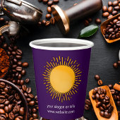 Gobelets En Papier Newest Paper Cups Business Branded Rustic Kraft