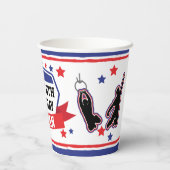 Gobelets En Papier Ninja Warriors Boys fête d'anniversaire (Verso)