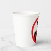 Gobelets En Papier No Chauffeur Allowed Symbol Funny Warning (Droite)