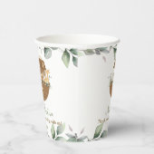 Gobelets En Papier Noah's Ark Greenery Baby shower Baptême Anniversai (Droite)