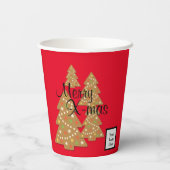 Gobelets En Papier Noël (Verso)