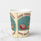 GOBELETS EN PAPIER NOËL (Gauche)