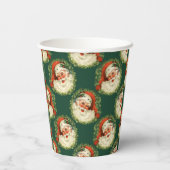 Gobelets En Papier Noël au beau Père Noël (Verso)