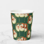 Gobelets En Papier Noël au beau Père Noël (Gauche)