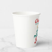 Gobelets En Papier Noël, c'est la scène de la Nativité Jésus (Droite)