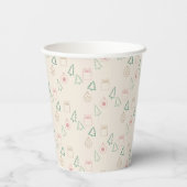 Gobelets En Papier Noël chic (Verso)