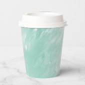 Gobelets En Papier Noël Chic Monnaie Blanche (Verso)