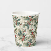 Gobelets En Papier Noël classique : Festif (Verso)