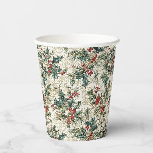Gobelets En Papier Noël classique : Festif (Verso)