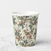 Gobelets En Papier Noël classique : Festif (Gauche)