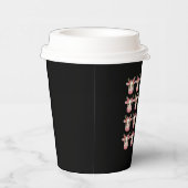 Gobelets En Papier Noël Coquette vache Highland Ouest Noël (Droite)