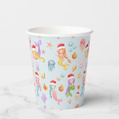 Gobelets En Papier Noël de la mère (Verso)