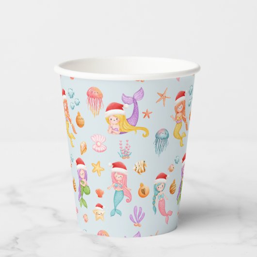 Gobelets En Papier Noël de la mère (Recto)