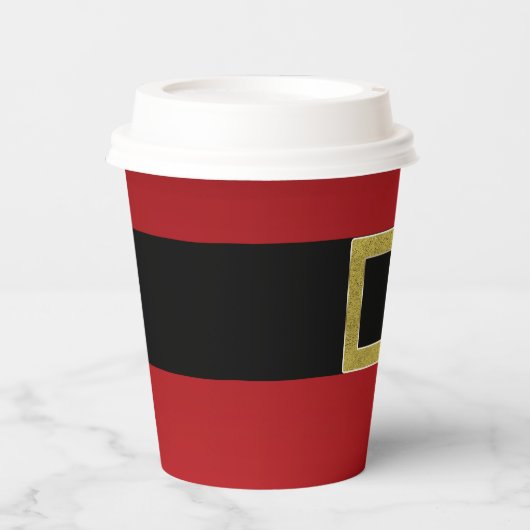 Gobelets En Papier Noël de père Noël (Recto)