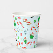 Gobelets En Papier Noël de pickleball (Droite)