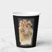 Gobelets En Papier Noël de style victorien (Verso)