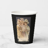 Gobelets En Papier Noël de style victorien (Recto)