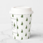 Gobelets En Papier Noel de typographie moderne affaires Noël (Gauche)