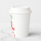 Gobelets En Papier Noël des éléphants blancs | BABY SHOWER (Gauche)