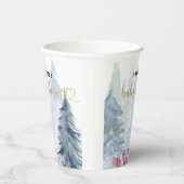 Gobelets En Papier Noël d'hiver - Baby shower (Droite)