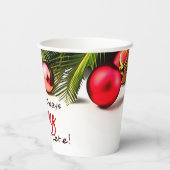 Gobelets En Papier Noël Drôle En Juillet Fête Été Palme Tropical (Verso)