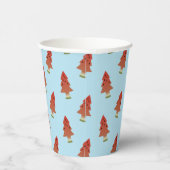 Gobelets En Papier Noël en Juillet Pastèque Arbres Tasses en Papier (Droite)