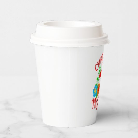 Gobelets En Papier Noël festif en juillet Surfer party (Droite)