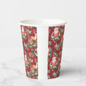 Gobelets En Papier Noël Festif Père Noël (Gauche)