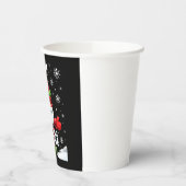 Gobelets En Papier Noël Gnome Danser Gnome Famille Noël (4) (Gauche)