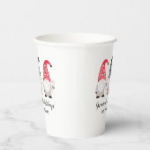 Gobelets En Papier Noël Gnome Holiday (Droite)