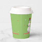 Gobelets En Papier Noël Holiday Snowman (Droite)