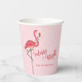 Gobelets En Papier Noël Joyeux et lumineux (Recto)