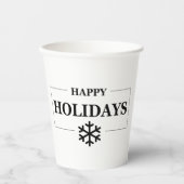 Gobelets En Papier Noël Joyeux Noël Joyeux Noël (Recto)