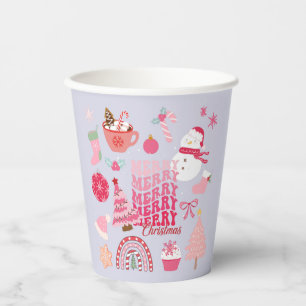 Gobelets En Papier Noël moderne