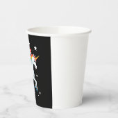 Gobelets En Papier Noël Père Noël équitation Unicorne Xmas filles fem (Gauche)