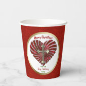 Gobelets En Papier Noël personnalisé Cross-My-Heart (Verso)